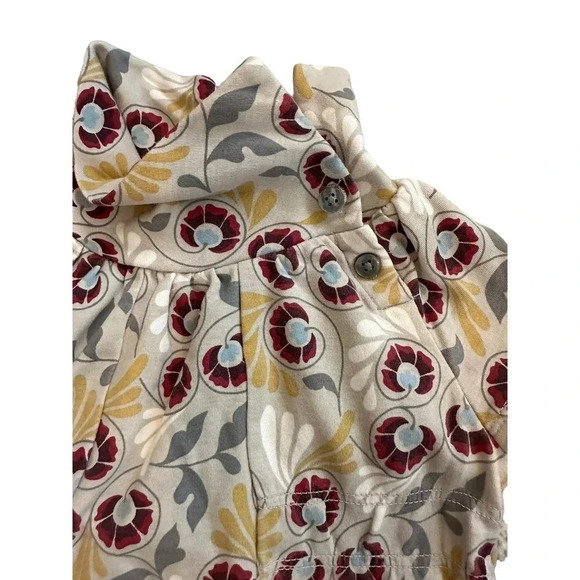 Tea Collection Girl Multicolor 100% Cotton Long Sleeve Fit & Flare Dress Size L - Picture 7 of 8